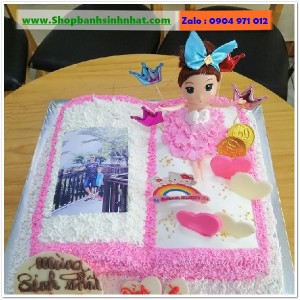 Bánh Sinh Nhật In Hình Ảnh - H662